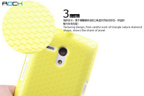 ROCK Jewel Series for SONY MT25i Xperia neo L เคส Rock ของแท้ รุ่นใหม่พิเศษสีสันสดใส พร้อมลายนูนโดดเด่นช่วยให้จับถนัดมือ  สวมง่ายกระชับถนอมตัวเครื่องสินค้าคุณภาพพร้อมส่ง ของแท้ 100%